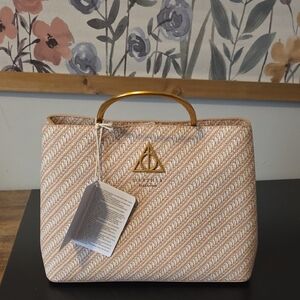 Loungefly Harry Potter Elderwand Raffia Satchel